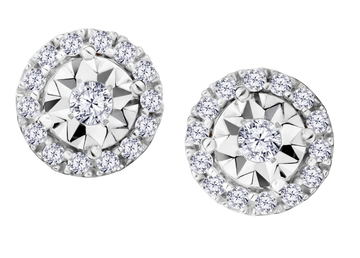 .20 Carat of Lab Grown Diamonds "Miracle" Earrings, 10kt White Gold.....................NOW
