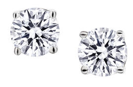 1.00 Carat of Lab Grown Diamonds Stud Earrings, Sterling Silver.....................NOW - Griffin Jewellery Designs