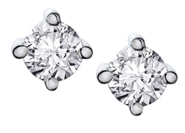 .25 Carat of Diamonds Studs, Silver.....................NOW