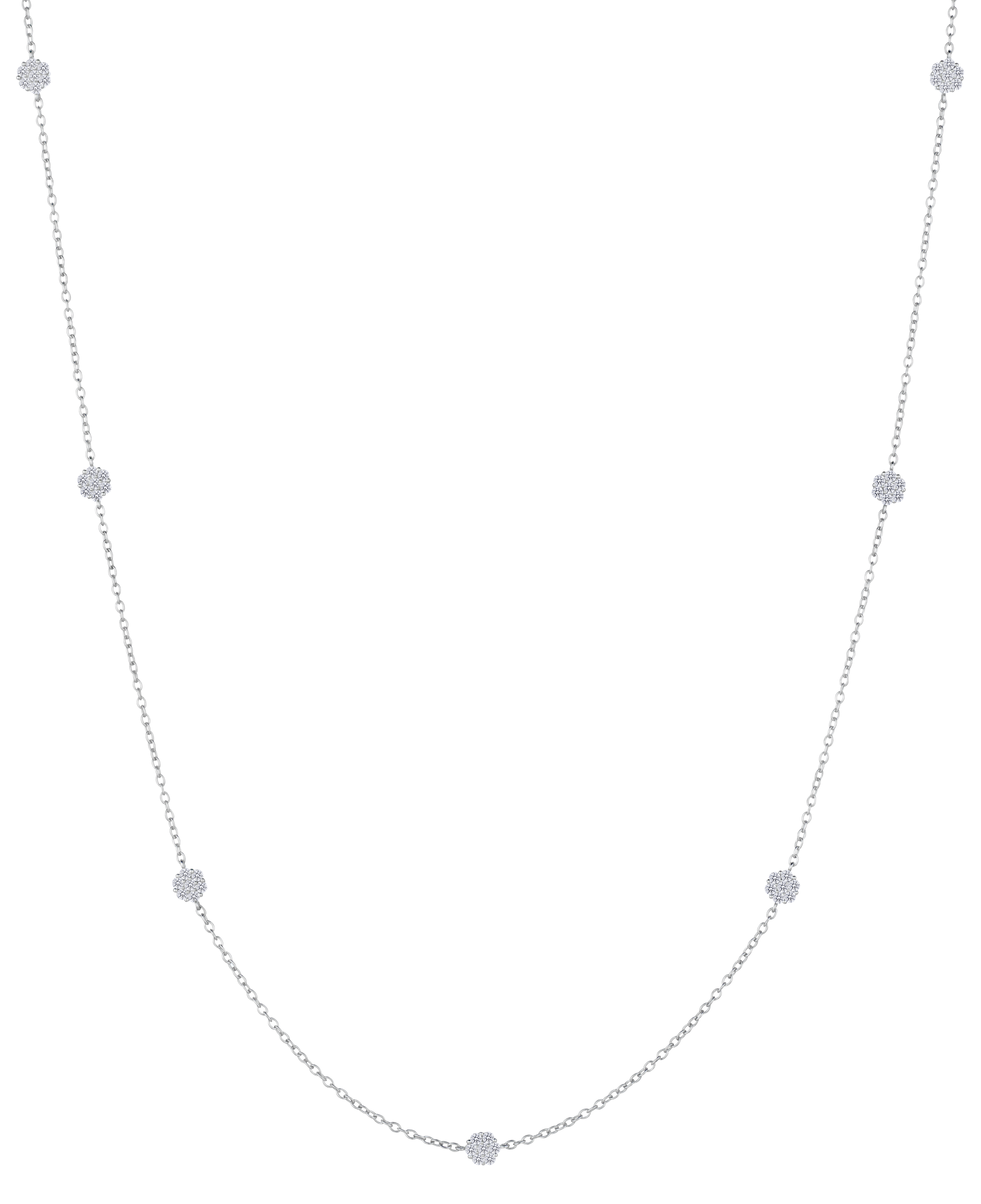 .50 Carat of Diamond Necklace, 14kt White Gold.....................NOW