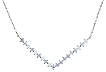 .33 Carat of Lab Grown Diamonds "Venus" Necklace, 10kt White Gold.....................NOW
