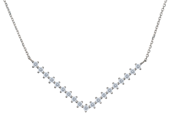 .33 Carat of Lab Grown Diamonds "Venus" Necklace, 10kt White Gold.....................NOW