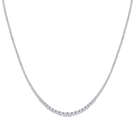 5.00 Carat Of Lab Grown Diamonds Necklace, 10kt White Gold.....................NOW