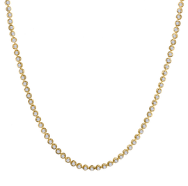 3.00 Carat of Lab Grown Diamonds Necklace, 10kt Yellow Gold.....................NOW