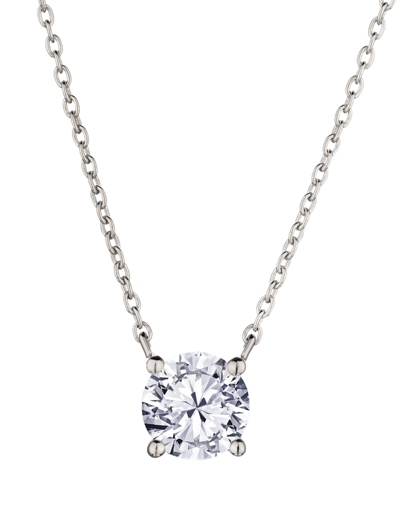 1.25 Carat of Lab Grown Diamonds Pendant, Sterling Silver.....................NOW - Griffin Jewellery Designs