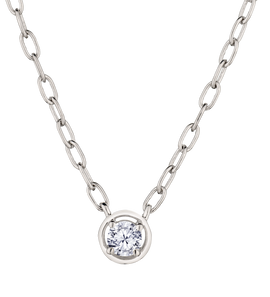 .20 Carat of Lab Grown Diamond Round Necklace, Sterling Silver.....................NOW - Griffin Jewellery Designs