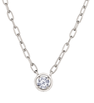 .20 Carat of Lab Grown Diamond Round Necklace, Sterling Silver.....................NOW - Griffin Jewellery Designs