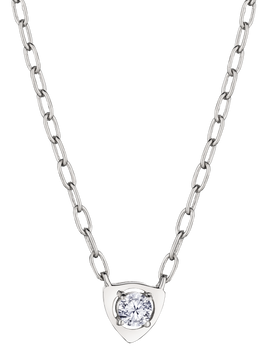 .20 Carat of Lab Grown Diamond Triangle Necklace, Sterling Silver.....................NOW - Griffin Jewellery Designs