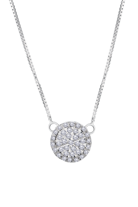 .20 Carat Of Diamonds "Sparkle" Necklace, Silver.....................NOW