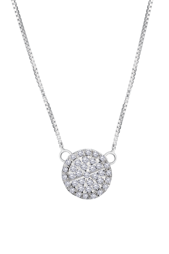 .20 Carat Of Diamonds "Sparkle" Necklace, Silver.....................NOW