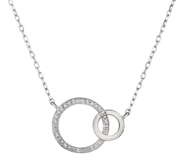 .03 Carat Diamond "Circle of Love" Necklace, Sterling Silver.....................NOW - Griffin Jewellery Designs