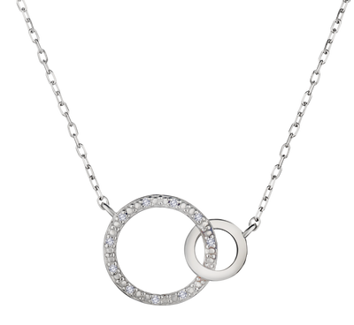 .03 Carat Diamond "Circle of Love" Necklace, Sterling Silver.....................NOW - Griffin Jewellery Designs