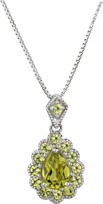 Genuine Peridot Pendant, Silver..................NOW - Griffin Jewellery Designs