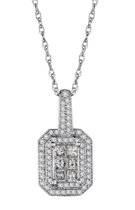 .50 Carat of Diamonds "Prestige" Pendant, 14kt White Gold.....................NOW