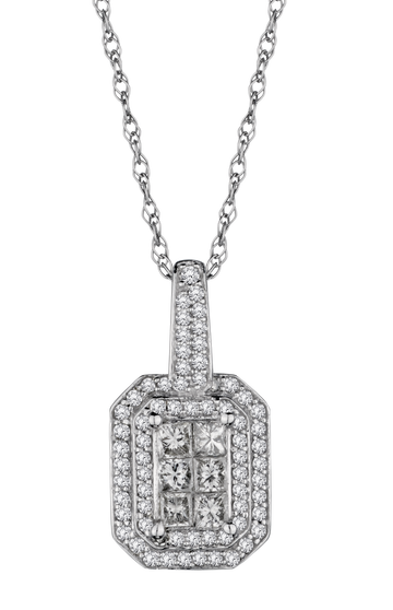 .50 Carat of Diamonds "Prestige" Pendant, 14kt White Gold.....................NOW
