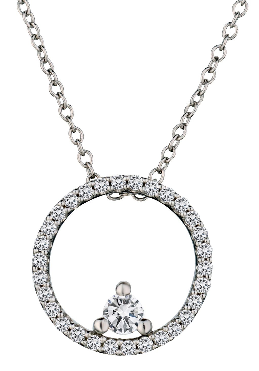 .25 Carat of Diamonds Pendant. 14kt White Gold.....................NOW