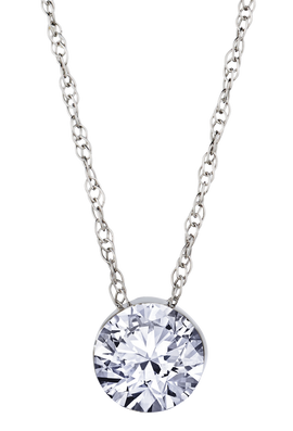 .50 Carat of Lab Grown Diamond Solitaire Pendant, 10kt White Gold.....................NOW
