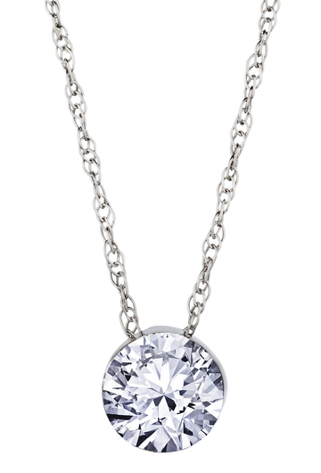 .50 Carat of Lab Grown Diamond Solitaire Pendant, 10kt White Gold.....................NOW - Griffin Jewellery Designs