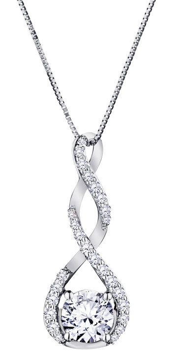 .81 Carat of Lab Grown Diamonds Pendant, 10kt White Gold.....................NOW - Griffin Jewellery Designs