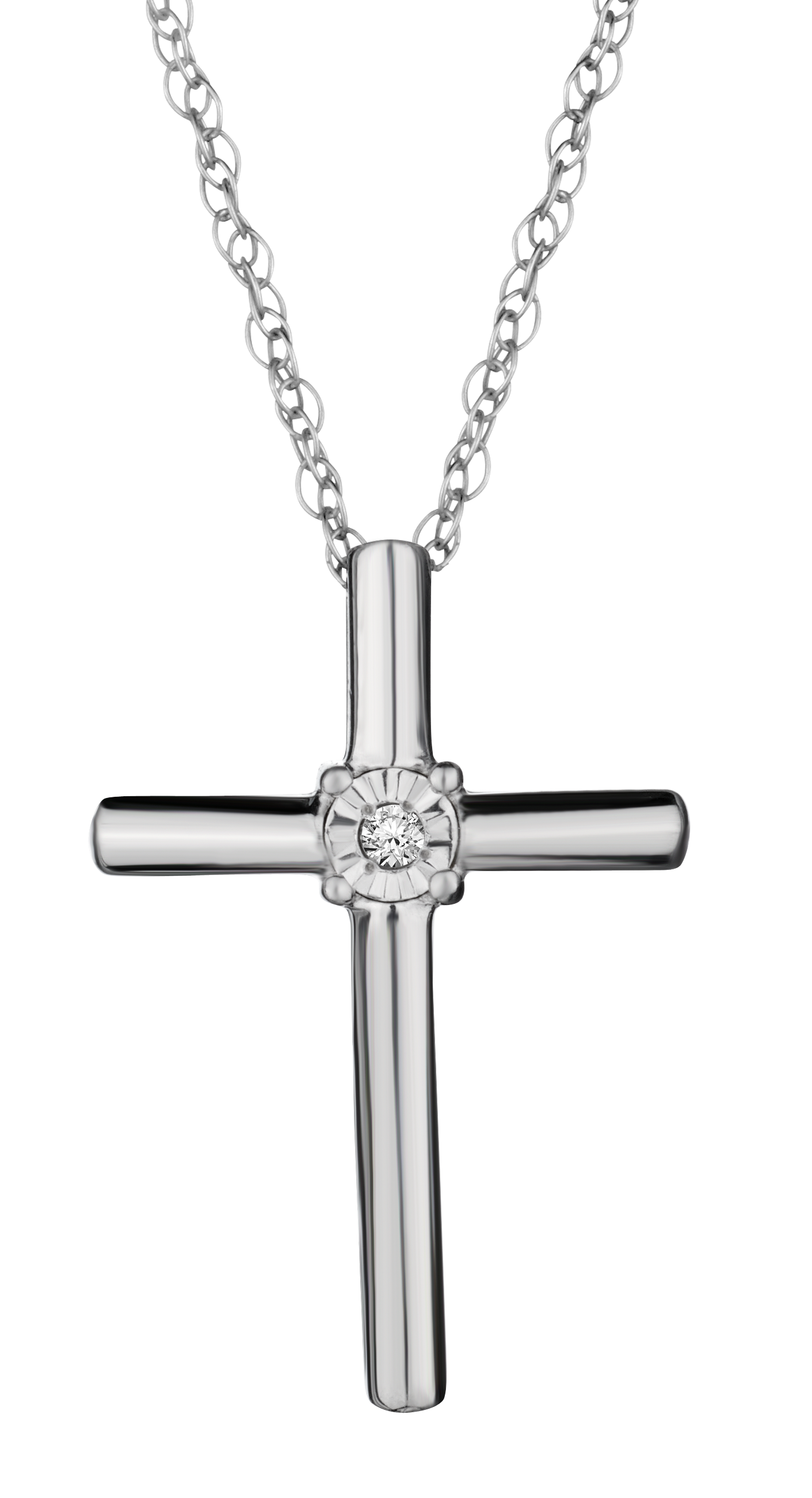 Accent Cross Pendant, Silver.....................NOW