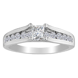 .75 Carat of Diamonds Ring, 10kt White Gold.......................NOW