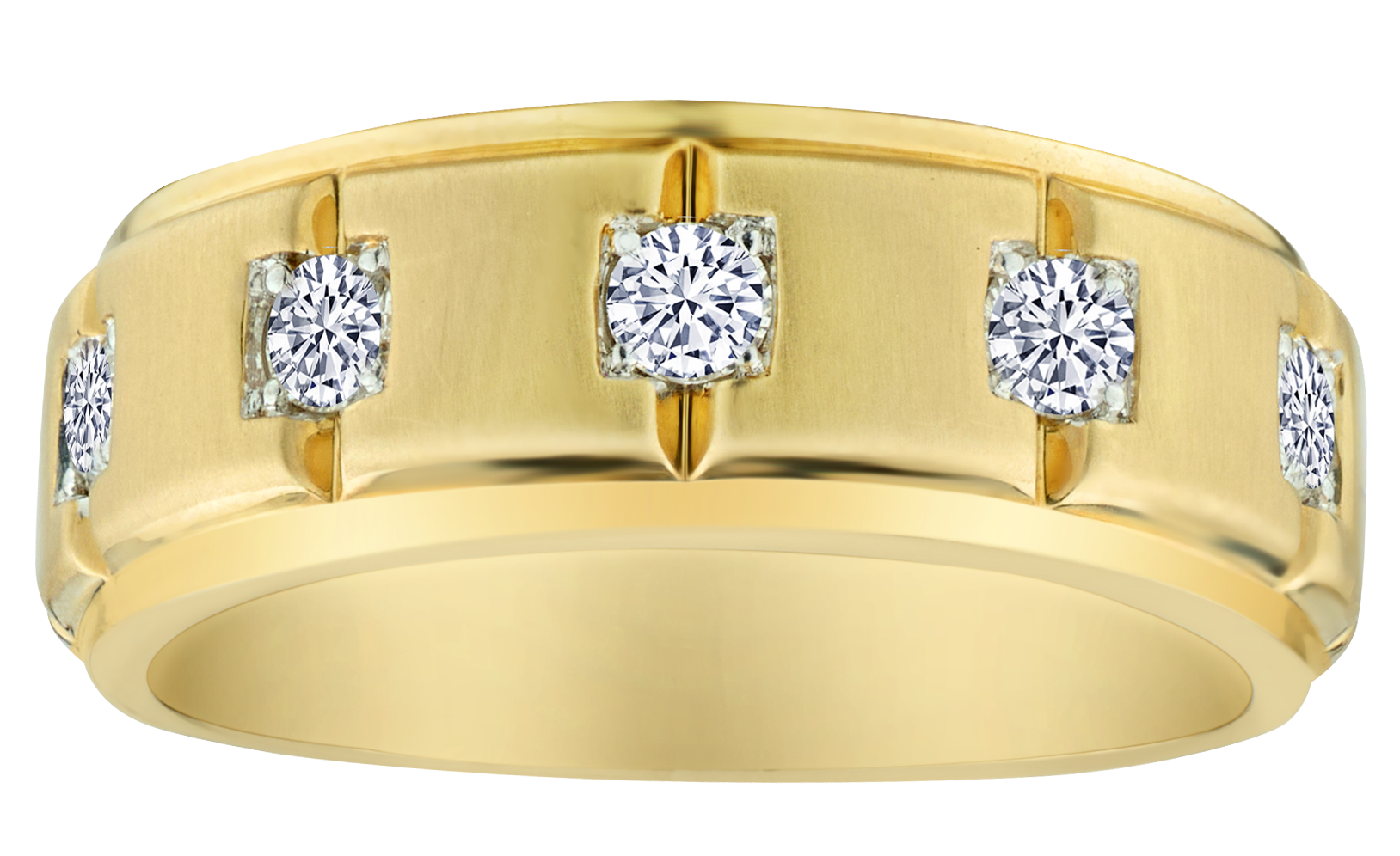 .50 Carat of Diamonds Gentleman's Ring, 10kt Yellow Gold.....................NOW
