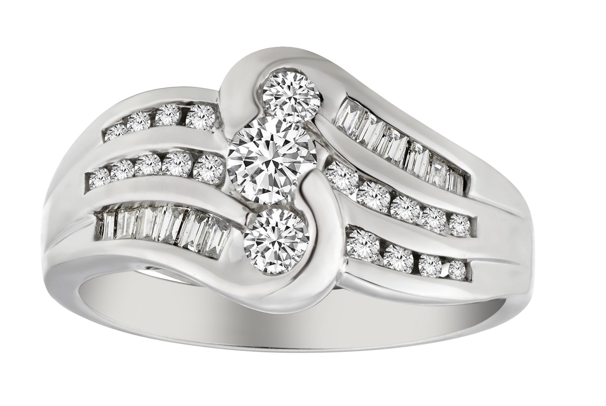 Past present future sales wedding ring sets