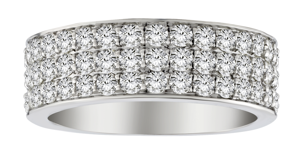 1.75 Carat of Diamonds Band, Platinum.....................NOW