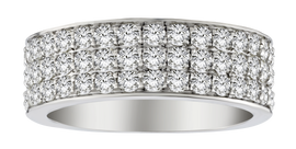 1.75 Carat of Diamonds Band, Platinum.....................NOW