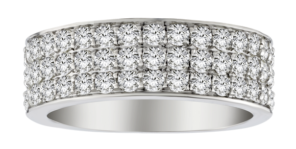 1.75 Carat of Diamonds Band, Platinum.....................NOW