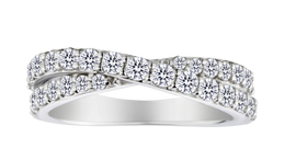 1.00 Carat of Diamonds Ring, 14kt White Gold.....................NOW