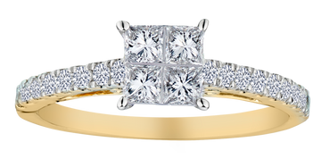 .75 Carat of Diamonds Ring, 10kt Yellow Gold.....................NOW - Griffin Jewellery Designs