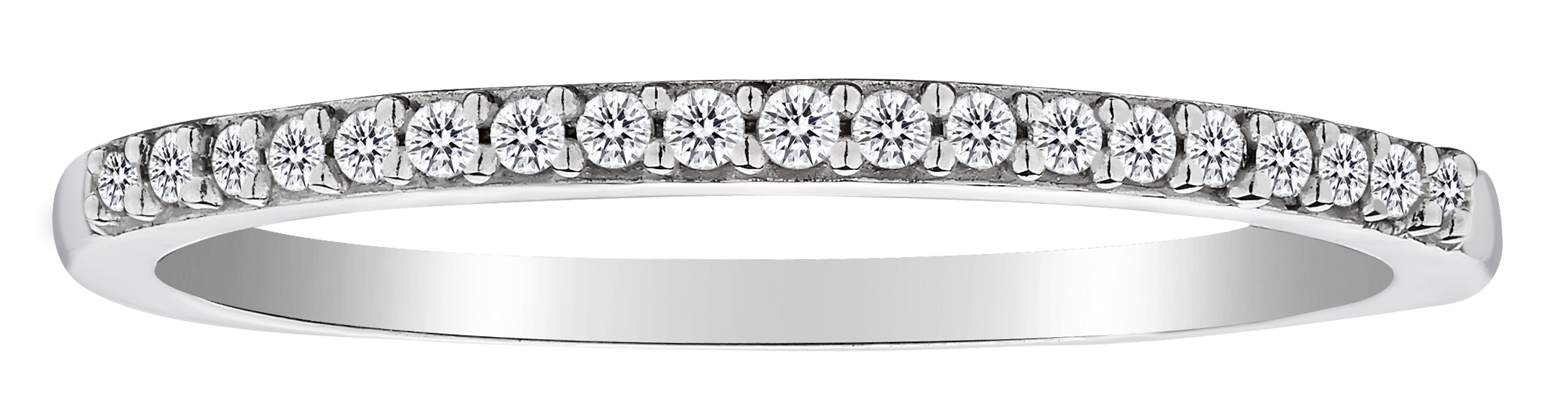 .10 Carat of Diamonds Band, 10kt White Gold.....................NOW