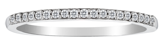 .10 Carat of Diamonds Band, 10kt White Gold.....................NOW