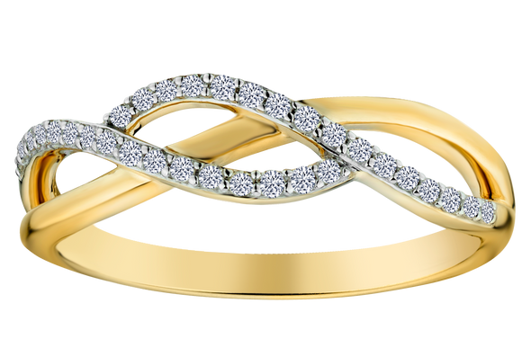 .16 Carat of Diamonds Ring, 10kt Yellow Gold.....................NOW