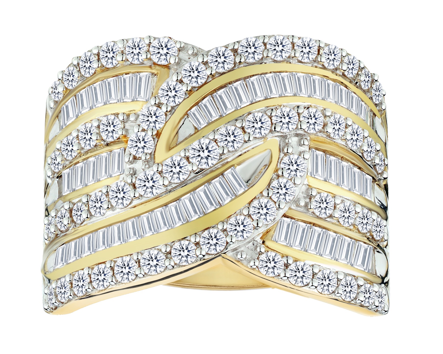 2.00 Carat of Diamond Ring, 10kt Yellow Gold.....................NOW