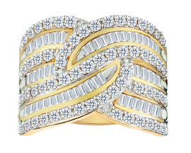 2.00 Carat of Diamond Ring, 10kt Yellow Gold.....................NOW
