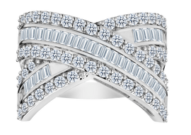 2.00 Carat of Diamonds Ring, 10kt White Gold.....................NOW