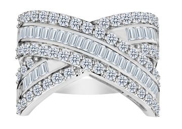 2.00 Carat of Diamonds Ring, 10kt White Gold.....................NOW