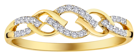 .13 Carat Of Diamonds Ring, 10kt Yellow Gold.....................NOW