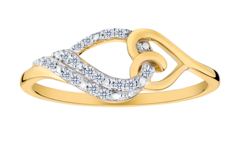.07 Carat Of Diamonds "Love" Ring, 10kt Yellow Gold.....................NOW - Griffin Jewellery Designs