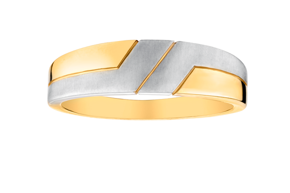 10kt Two Tone Ring.....................NOW