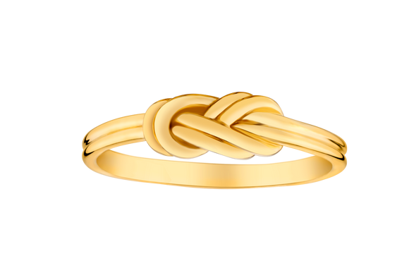 "Love Knot" Ring, 10kt Yellow Gold.....................NOW