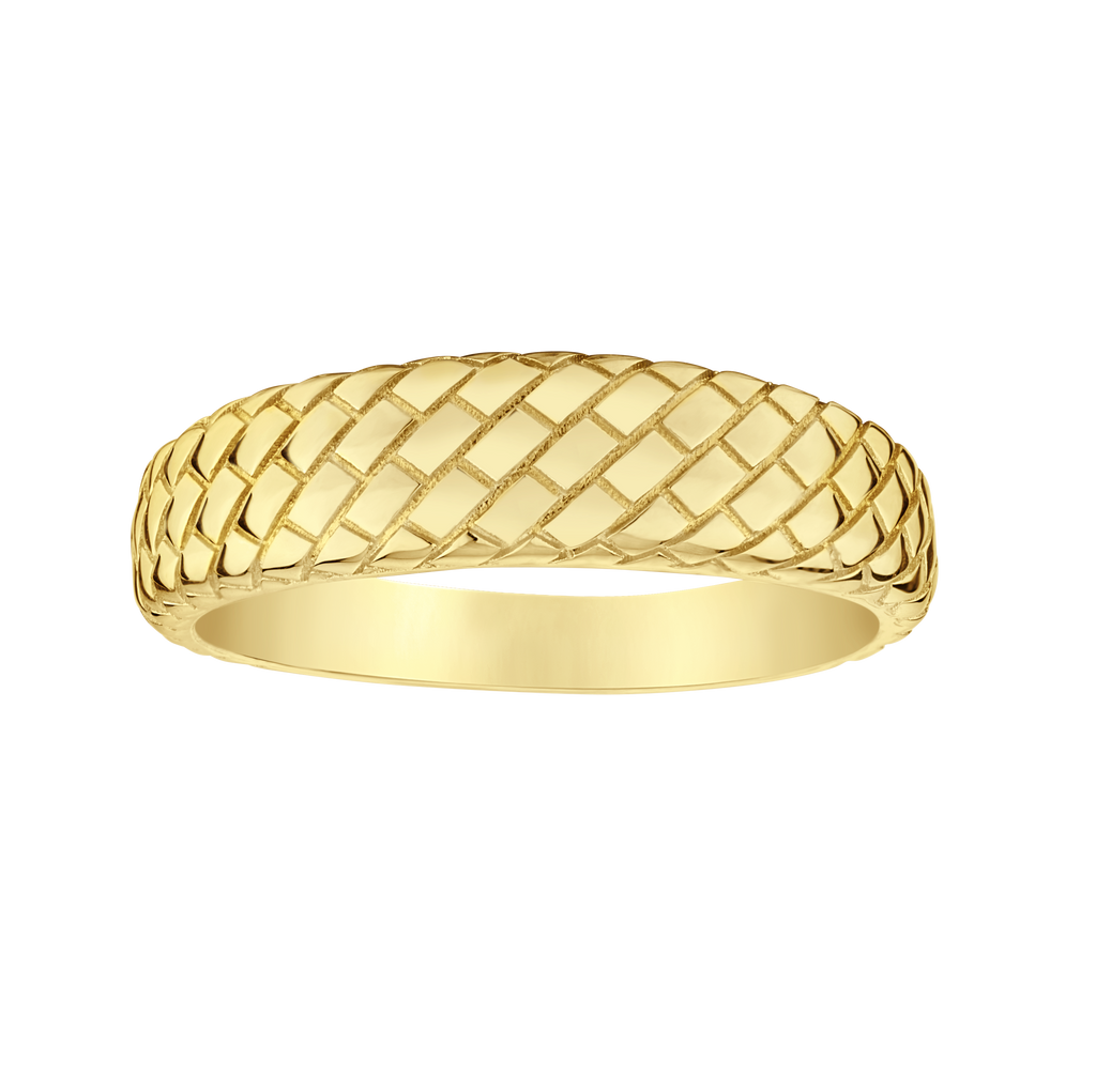 "Loves Weave" Gentlemen's Ring, 10kt Yellow Gold.....................NOW