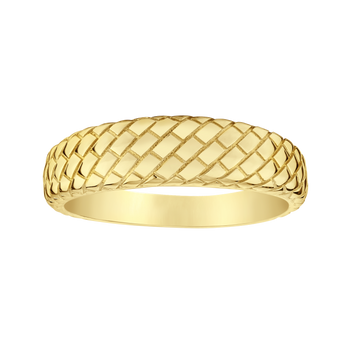 "Loves Weave" Gentlemen's Ring, 10kt Yellow Gold.....................NOW - Griffin Jewellery Designs