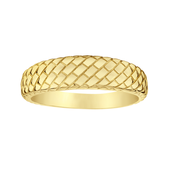 "Loves Weave" Gentlemen's Ring, 10kt Yellow Gold.....................NOW
