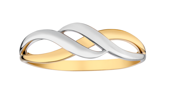 10kt Two Tone Ring.....................NOW