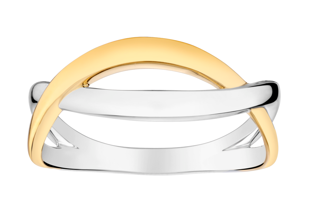 10kt Two Tone Ring.....................NOW