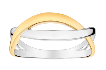 10kt Two Tone Ring.....................NOW