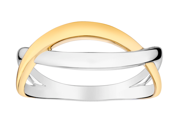 10kt Two Tone Ring.....................NOW